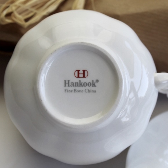 HANKOOK  fine bone china tea cup and saucer - Picture 3 of 12